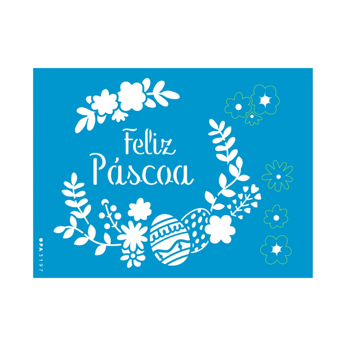 Stencil Opa 15x20cm - Feliz Páscoa Ii - 3197