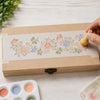 Stestencil Estreito Barrado Floral Iv 8x28cm para Pintura Decorativa e Artesanato Ste-148 - Litoarte
