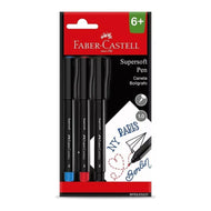 Estojo Caneta Esferográfica Supersoft 1,0mm 3 Cores - Faber-castell Bpss/es3zf
