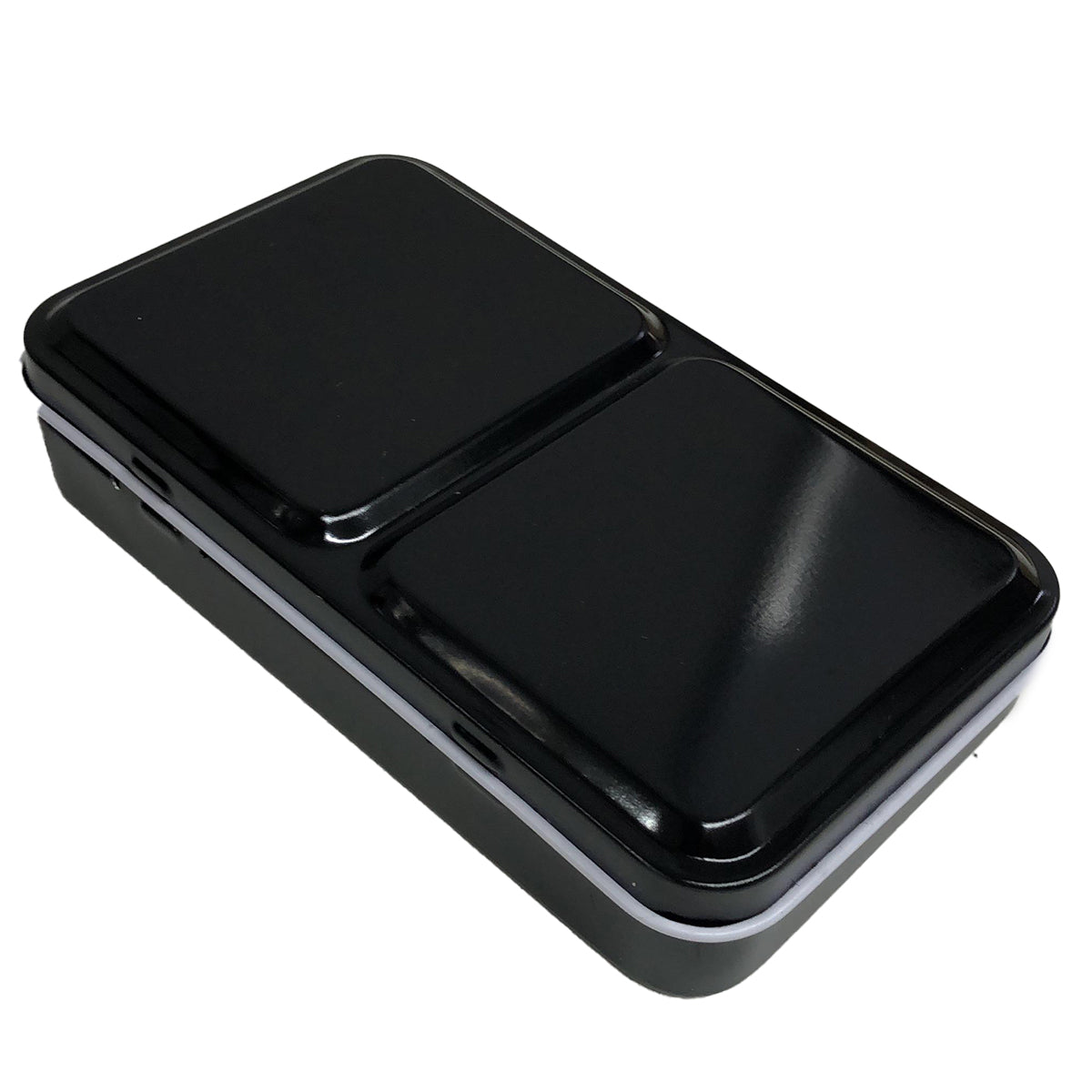 Estojo para Aquarela Pastilha Metal Vazio 12 Cavidades