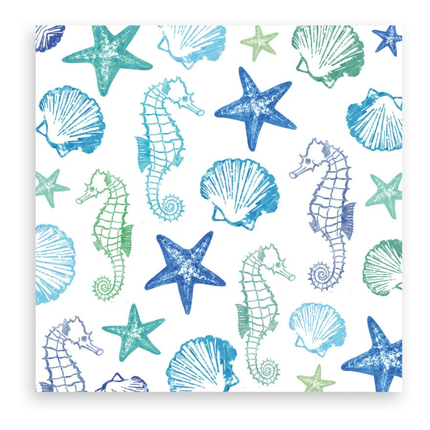 Guardanapo para Decoupage Ambiente 33x33cm com 20 Unidades - Aquarel Seaside