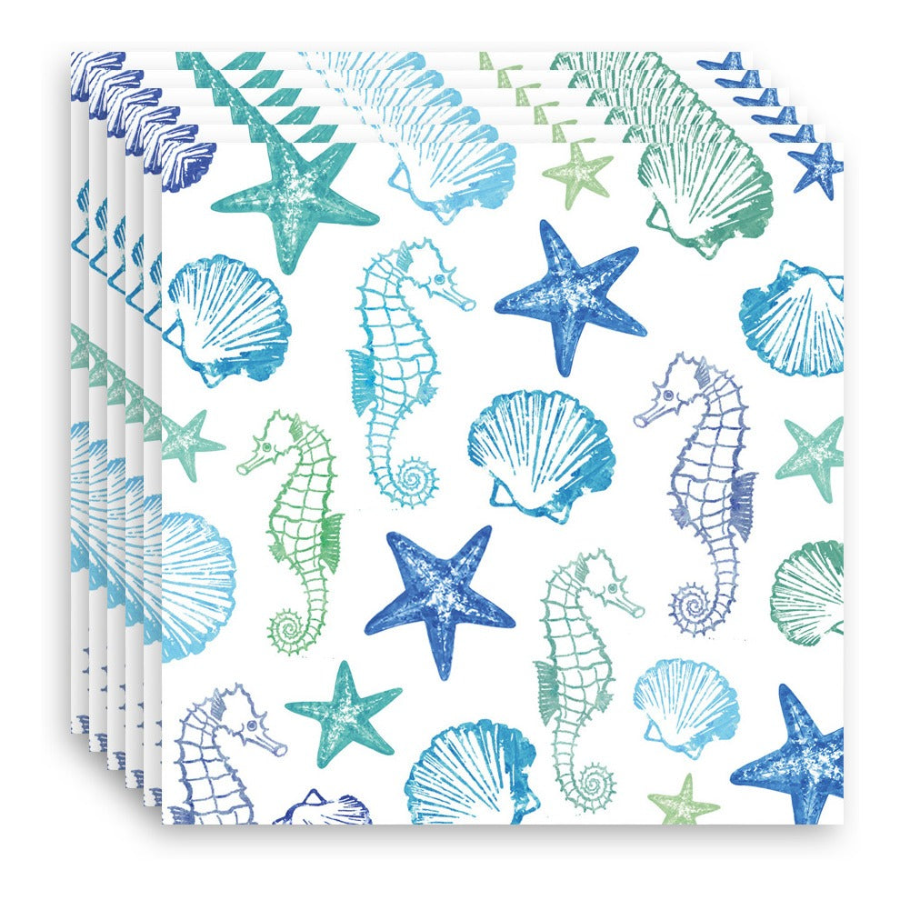 Guardanapo para Decoupage Ambiente 33x33cm com 20 Unidades - Aquarel Seaside