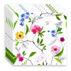 Guardanapo para Decoupage Ambiente 33x33cm com 20 Unidades - Flower Power