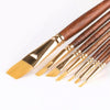 Kit Pincéis Sintetico Dourado Sinoart com 7 Unidades