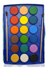 Estojo Aquarela Pastilha 18 Cores com 2 Pinceis Multicolor - Cis