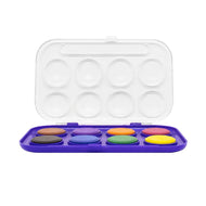 Estojo Aquarela Pastilha 8 Cores com Pincel Multicolor - Cis