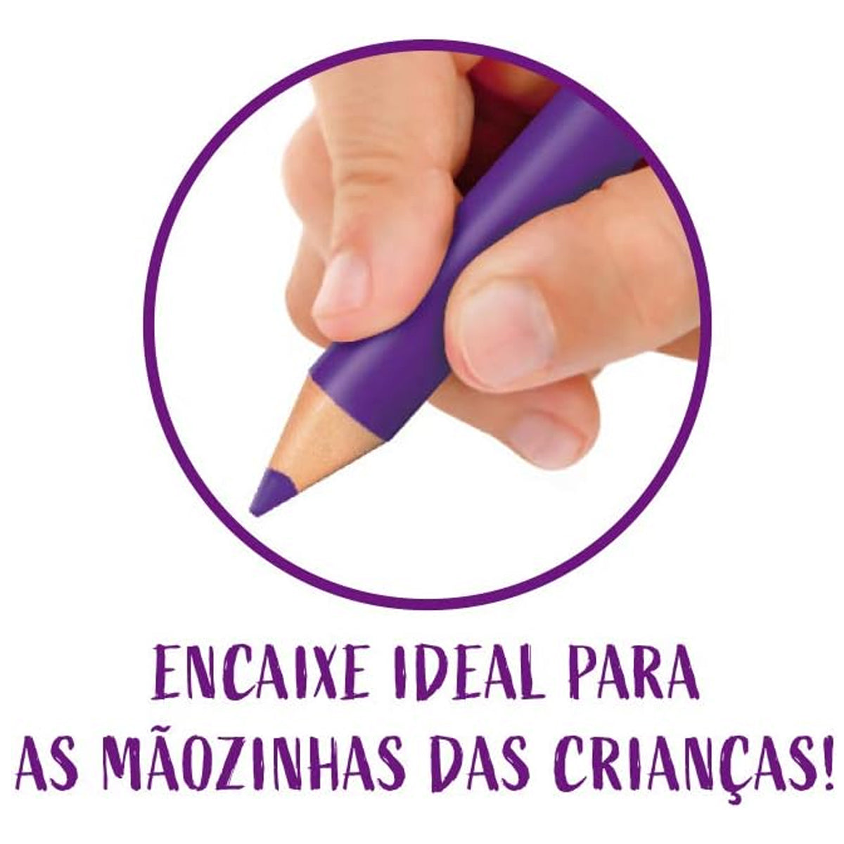 Estojo Lápis de Cor Criatic Jumbo 12 Cores com Apontador - Cis