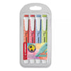 Marca-textos Swing Cool Pastel 1-4mm 4 Cores para Grifar e Lettering - Stabilo
