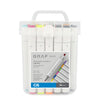 Estojo Caneta Marcador Graf 2 Pontas 36 Cores - Cis