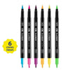 Marcador Dual Brush com 6 Unidades Neon - 70.2600 - Cis