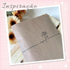Cartela de Carimbos Borda de Costura em Fotopolímero para Artesanato e Scrapbook - Lilipop