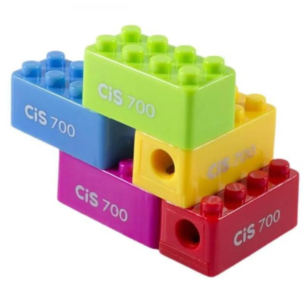 Apontador Escolar 700 - Encaixe com Cores Sortidas - Cis