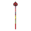 Lapis de Grafite Fantasia Divertida Hb Redondo com Borracha - Cis