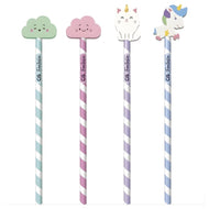 Lapis de Grafite Fantasia Mundo dos Sonhos Hb com Borracha - Sortidas - Cis