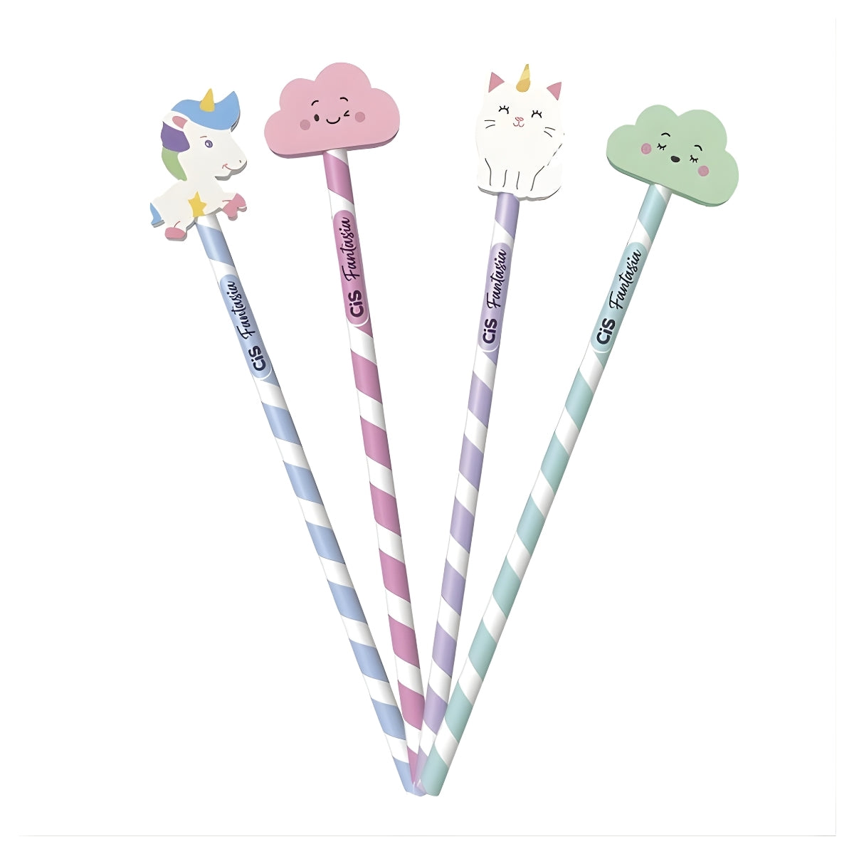 Lapis de Grafite Fantasia Mundo dos Sonhos Hb com Borracha - Sortidas - Cis