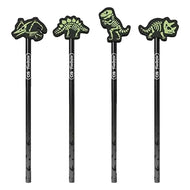 Lapis de Grafite Fantasia Dinoglow Hb Redondo com Borracha - Cis
