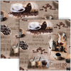 Guardanapo para Decoupage Ambiente 33x33cm com 2 Unidades - Café Brasil