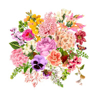 Guardanapo para Decoupage Ambiente 33x33cm com 20 Unidades - Flower Bouquet