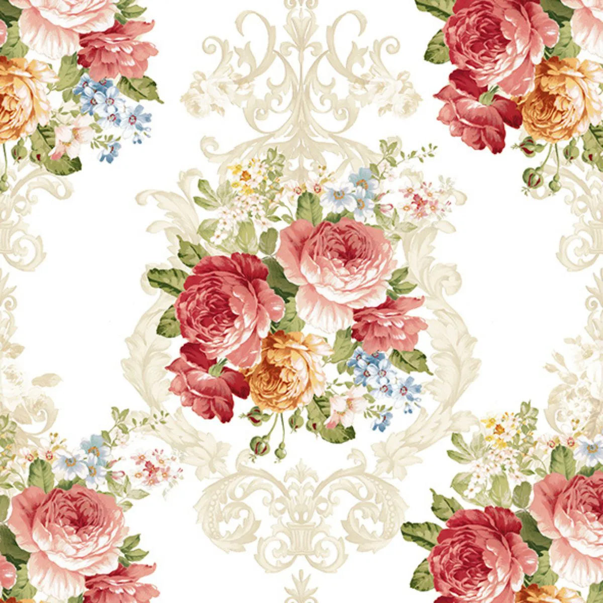 Guardanapo para Decoupage Ambiente 33x33cm com 20 Unidades - Sara Creme