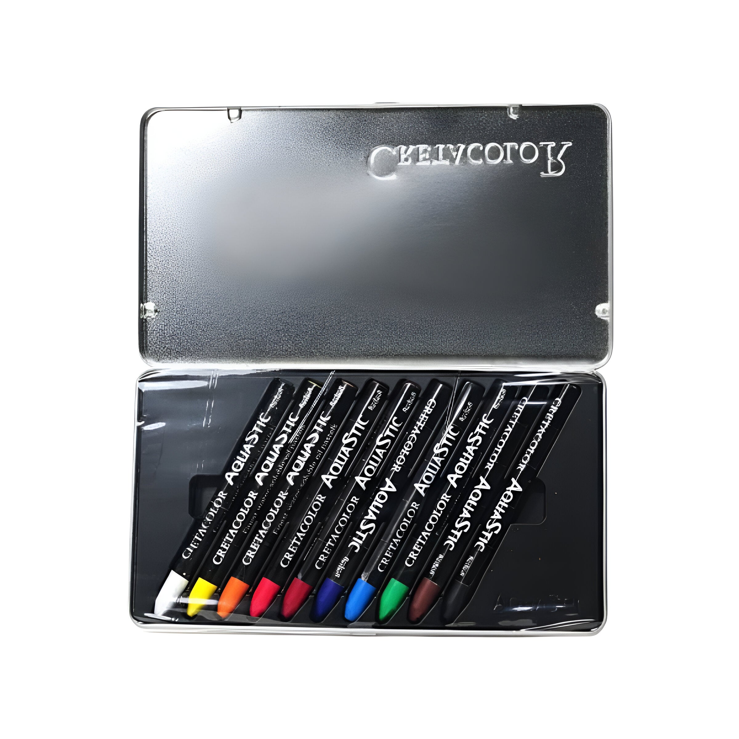 Giz Pastel Oleoso Aquarelavel Aqua Stic Cretacolor 10 Cores