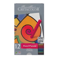 Estojo Giz Pastel Seco Cretacolor Hard Carré 12 Cores 480 12
