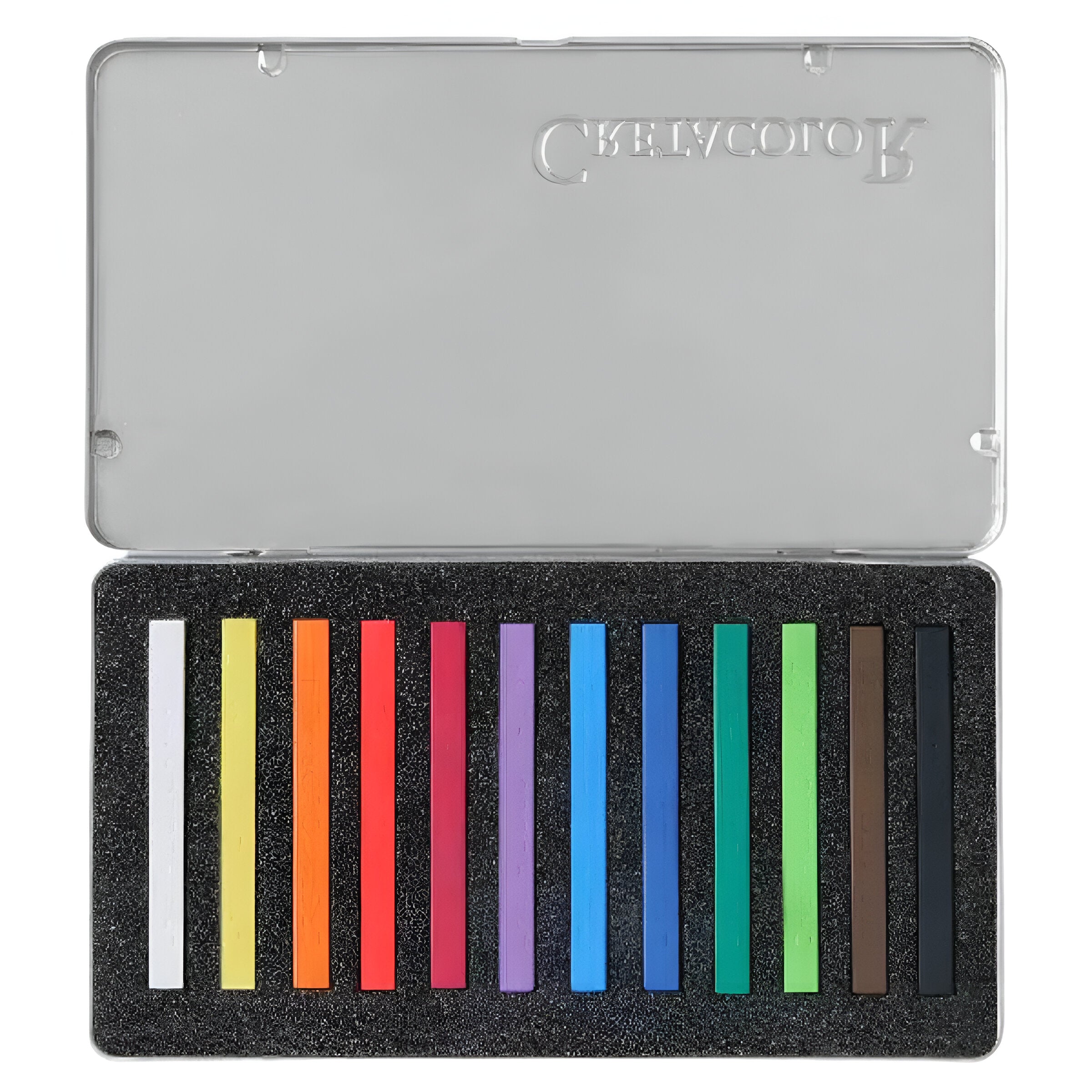 Estojo Giz Pastel Seco Cretacolor Hard Carré 12 Cores 480 12