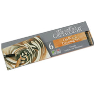 Estojo Lápis para Desenho Oil Pencils Pocket Set Cretacolor 6 Cores 400 07