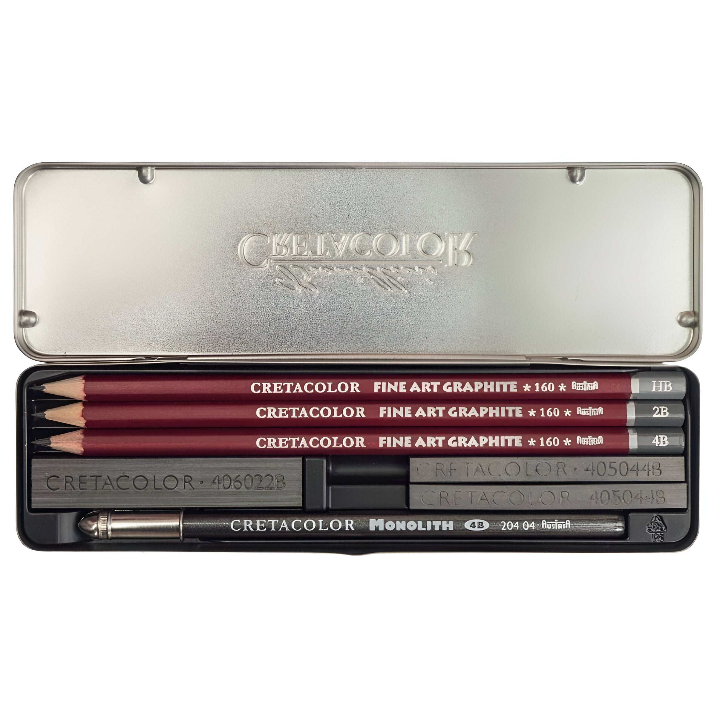 Estojo Grafite Cretacolor Graphite Pocket com 9 Peças 160 29