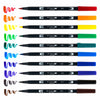 Estojo Caneta Dual Brush Primary 10 Cores - Tombow - 56167