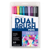 Estojo Caneta Dual Brush Galaxy 10 Cores - Tombow