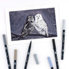 Estojo Caneta Dual Brush Grayscale 10 Cores - Tombow - 56171