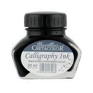 Tinta para Caligrafia Preta Cretacolor 30ml - 430 28