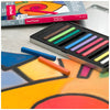 Giz Pastel Seco Cretacolor Hard Carré Starter com 12 Cores 48020