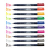 Estojo Caneta Fudenosuke Colors 10 Cores - Tombow - 56429