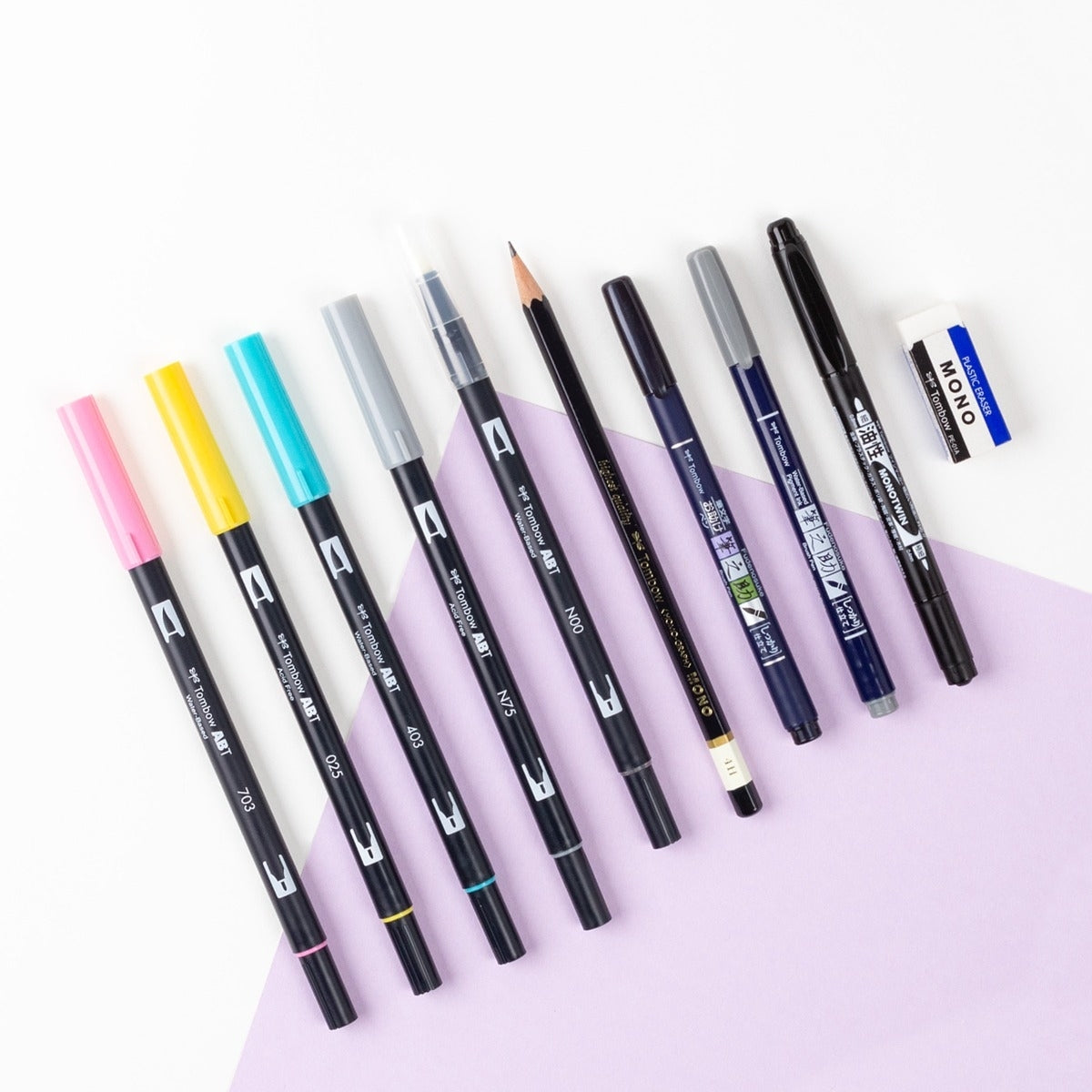 Kit Caligrafia Avançado Lettering 10 Peças - Tombow - 56191