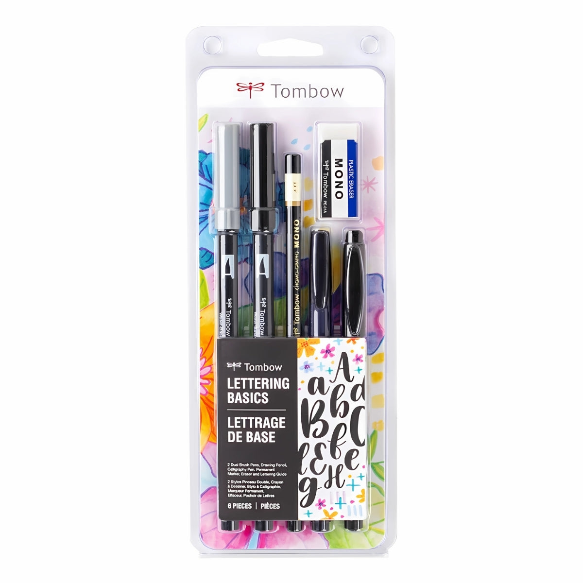 Kit Caligrafia Iniciante Lettering 6 Peças - Tombow - 56190