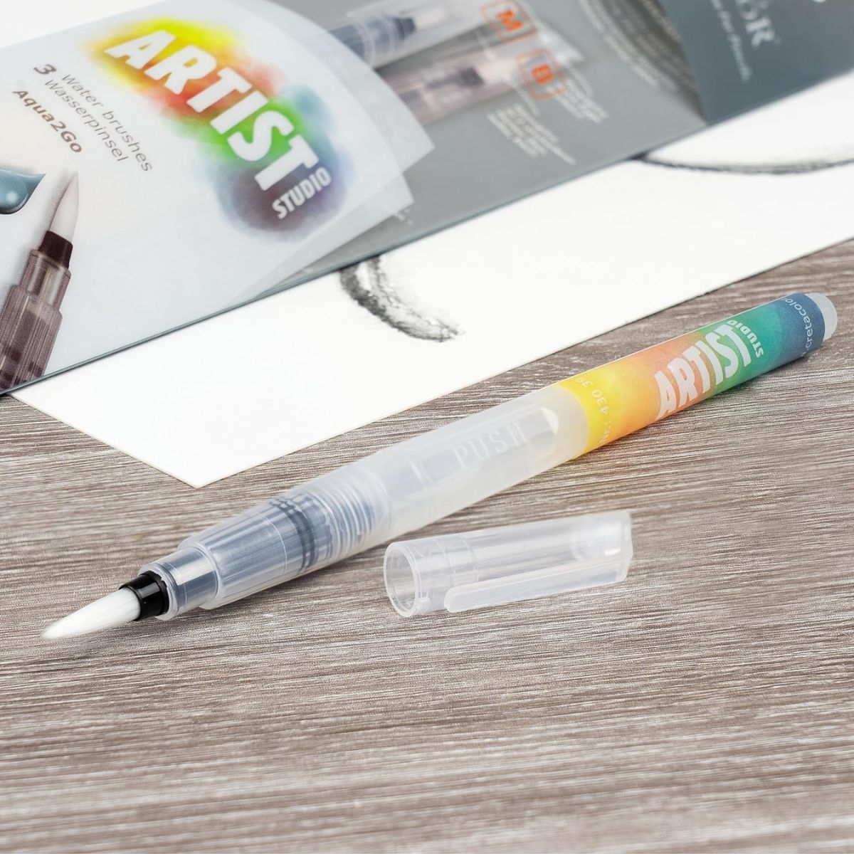 Kit Pincel Cretacolor Artist Studio Aqua2go com 3 Peças - 43039