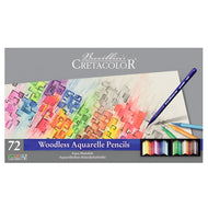 Estojo Lápis de Cor Aquarelável Aqua Monolith Cretacolor 72 Cores - 25072