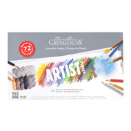 Conjunto de Lápis de Cor Cretacolor Artistic Studio Line Drawing Set com 72 Peças 465 72