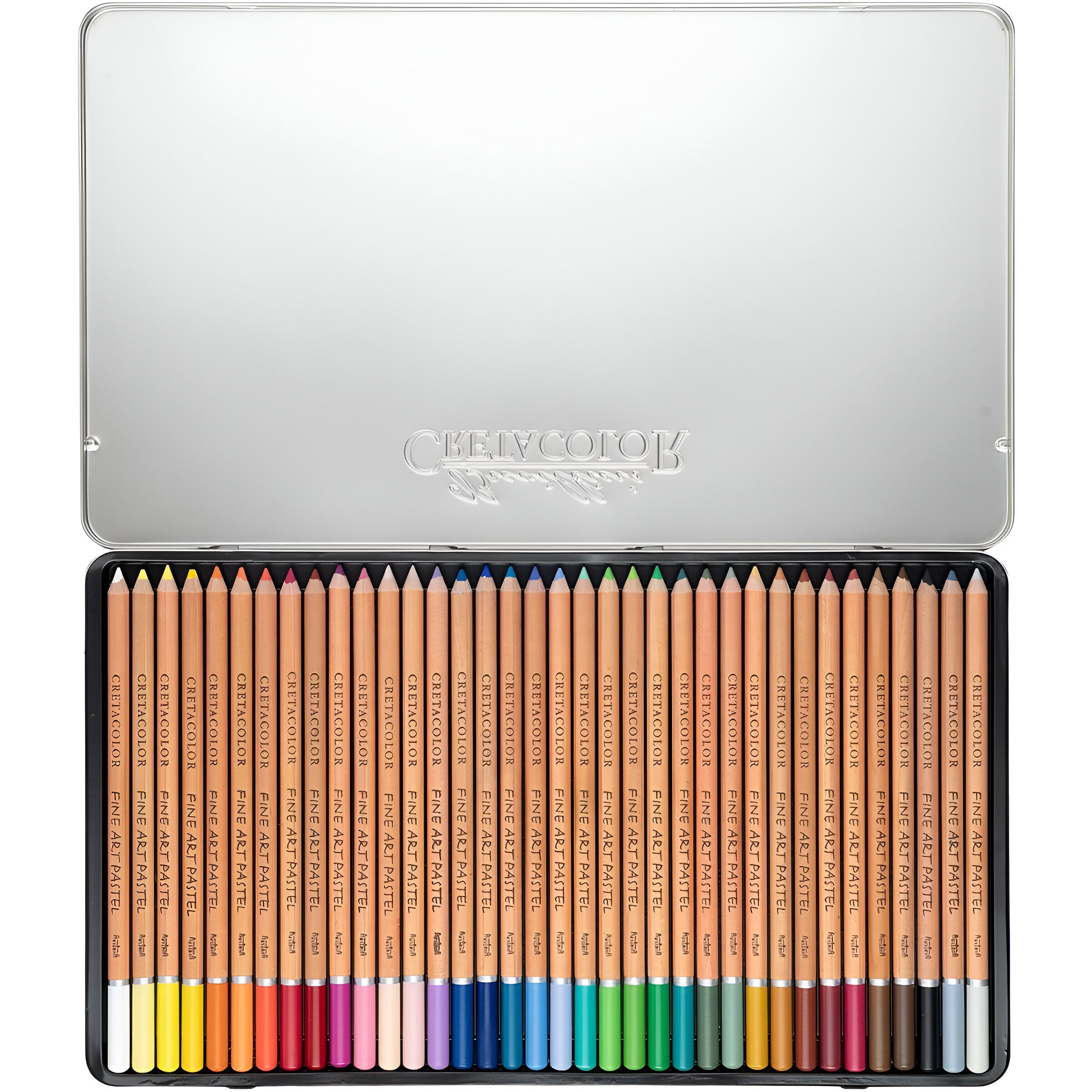 Estojo Lápis de Cor Pastel Cretacolor 36 Cores 470 36