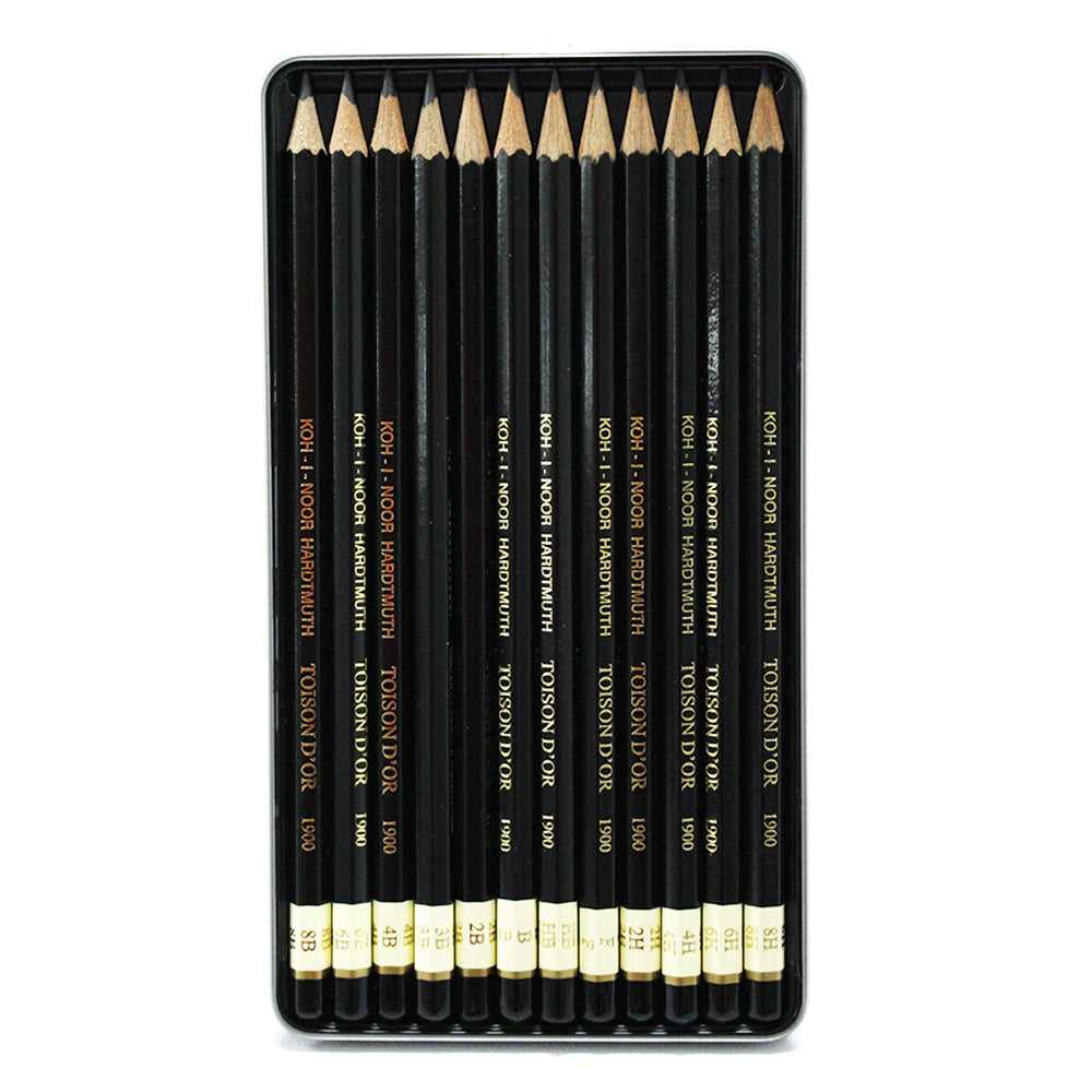Estojo Lápis Grafite Graduado Toison D'or Art 12 Graduações - Koh-i-noor - Kn0019020art