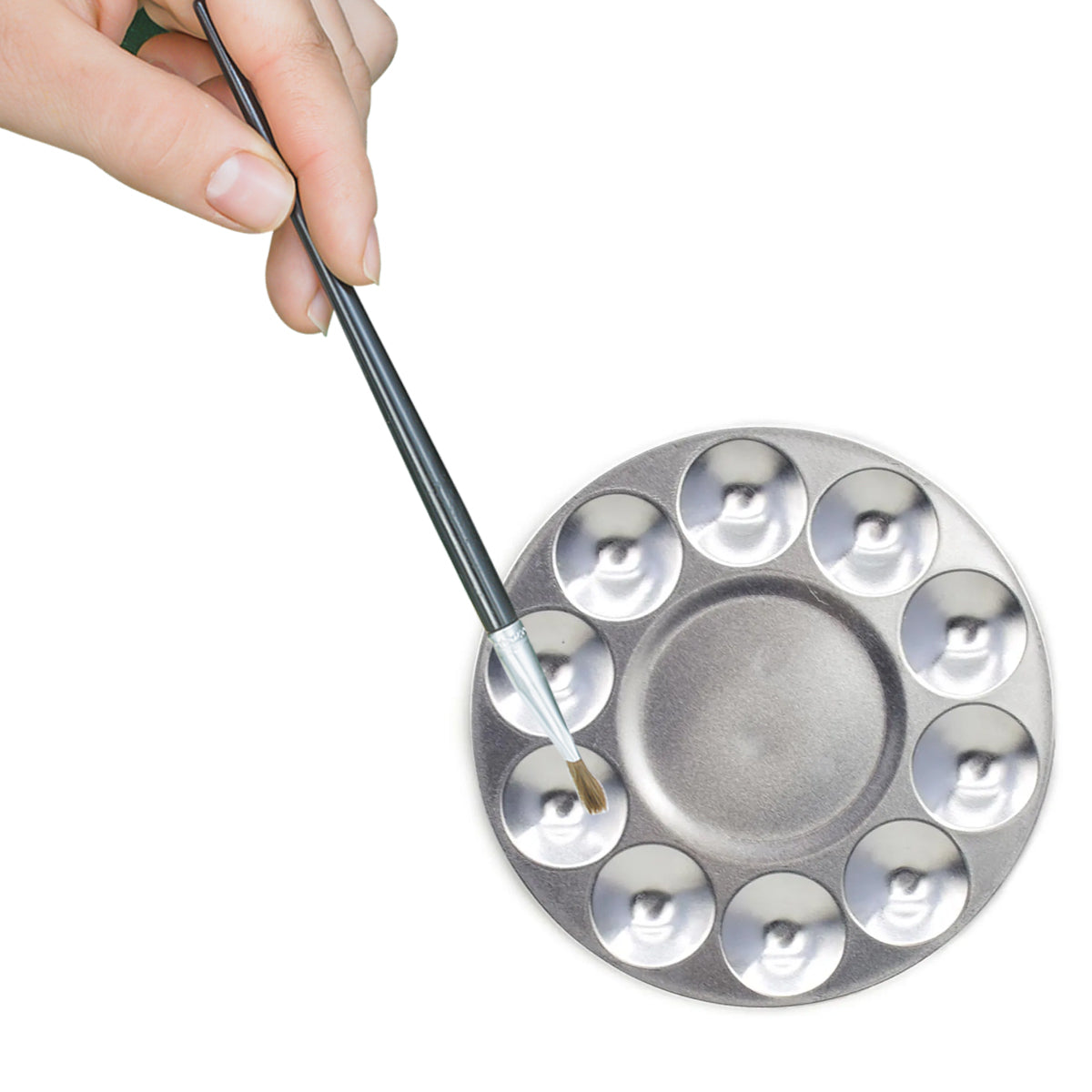 Gode Aluminio Redondo 7 Cavidades 17cm