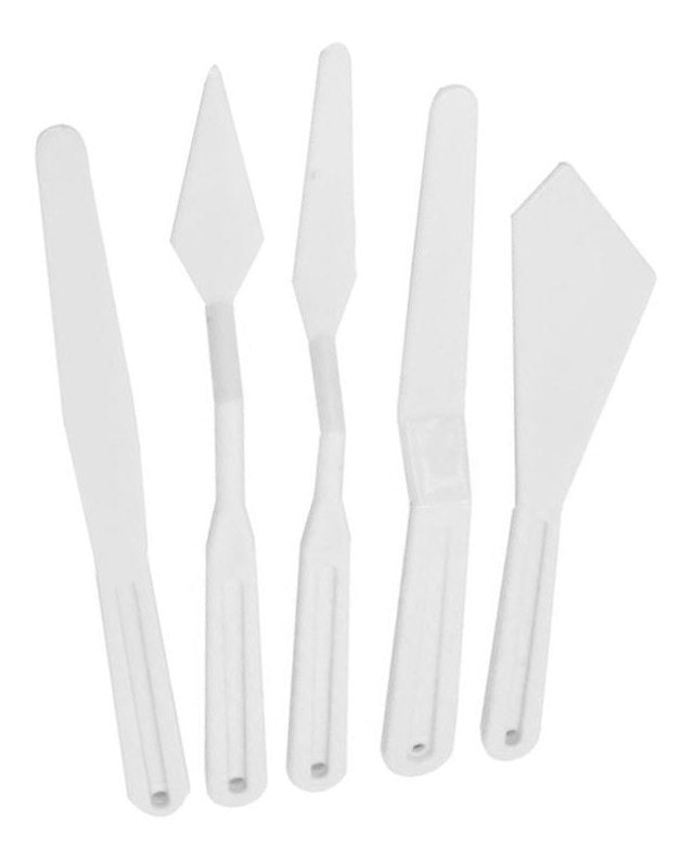 Espátula Plástica Simply Kit com 5 Unidades Daler Rowney