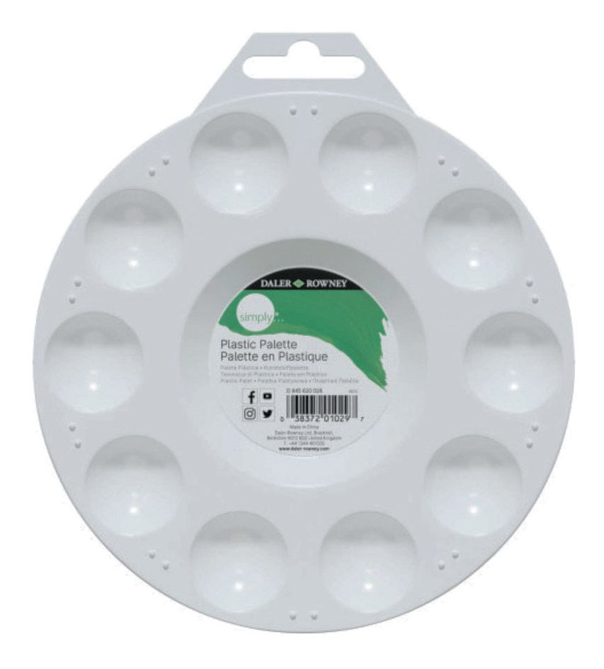 Godê Plástico 11 Cavidades Daler Rowney Simply 17cm