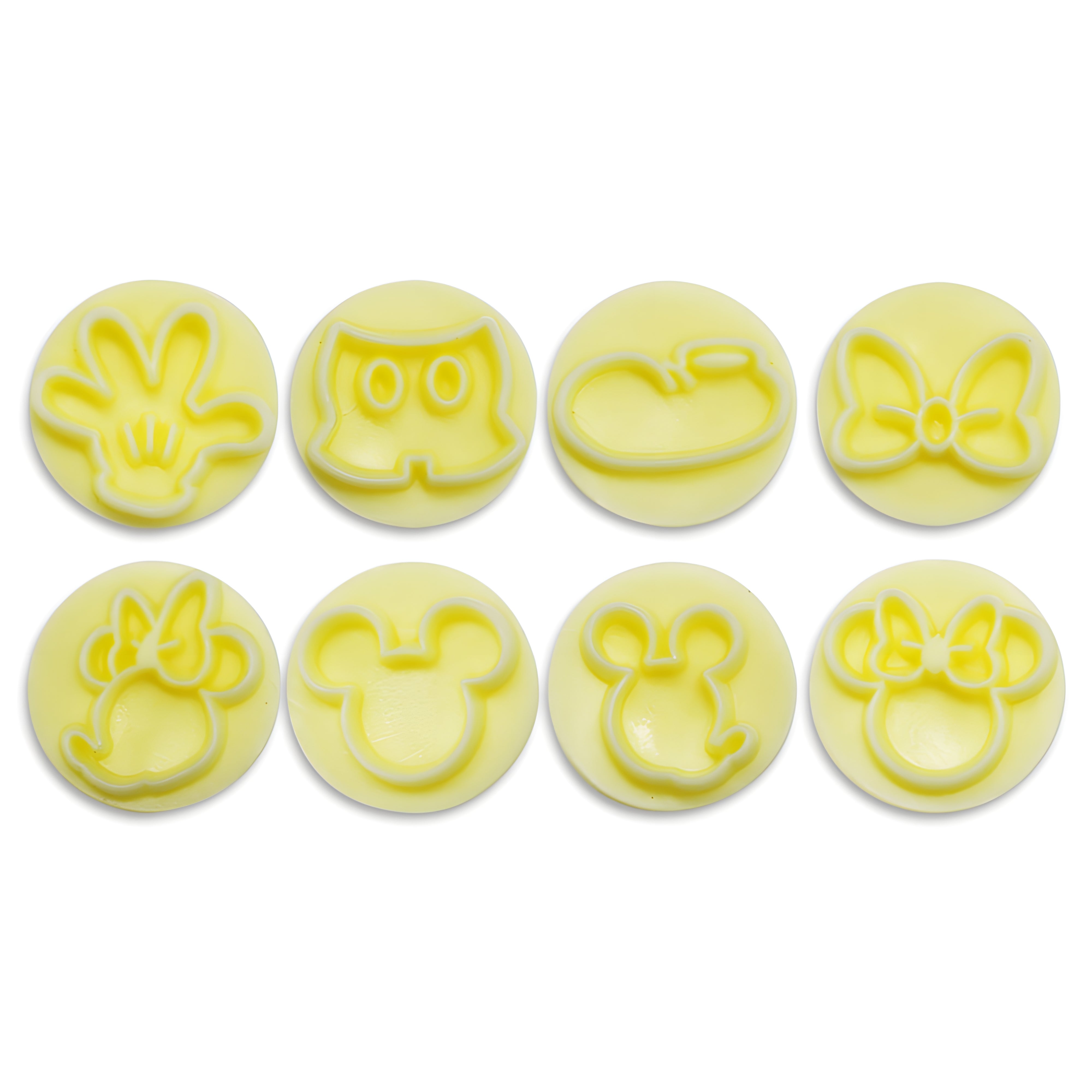 Kit Carimbos Ratinhos para Doces Amarelo com 9 Peças - Bluestar