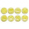 Kit Carimbos Ratinhos para Doces Amarelo com 9 Peças - Bluestar