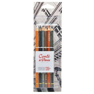 Kit Lápis Conté À Paris Crayon com 6 Cores