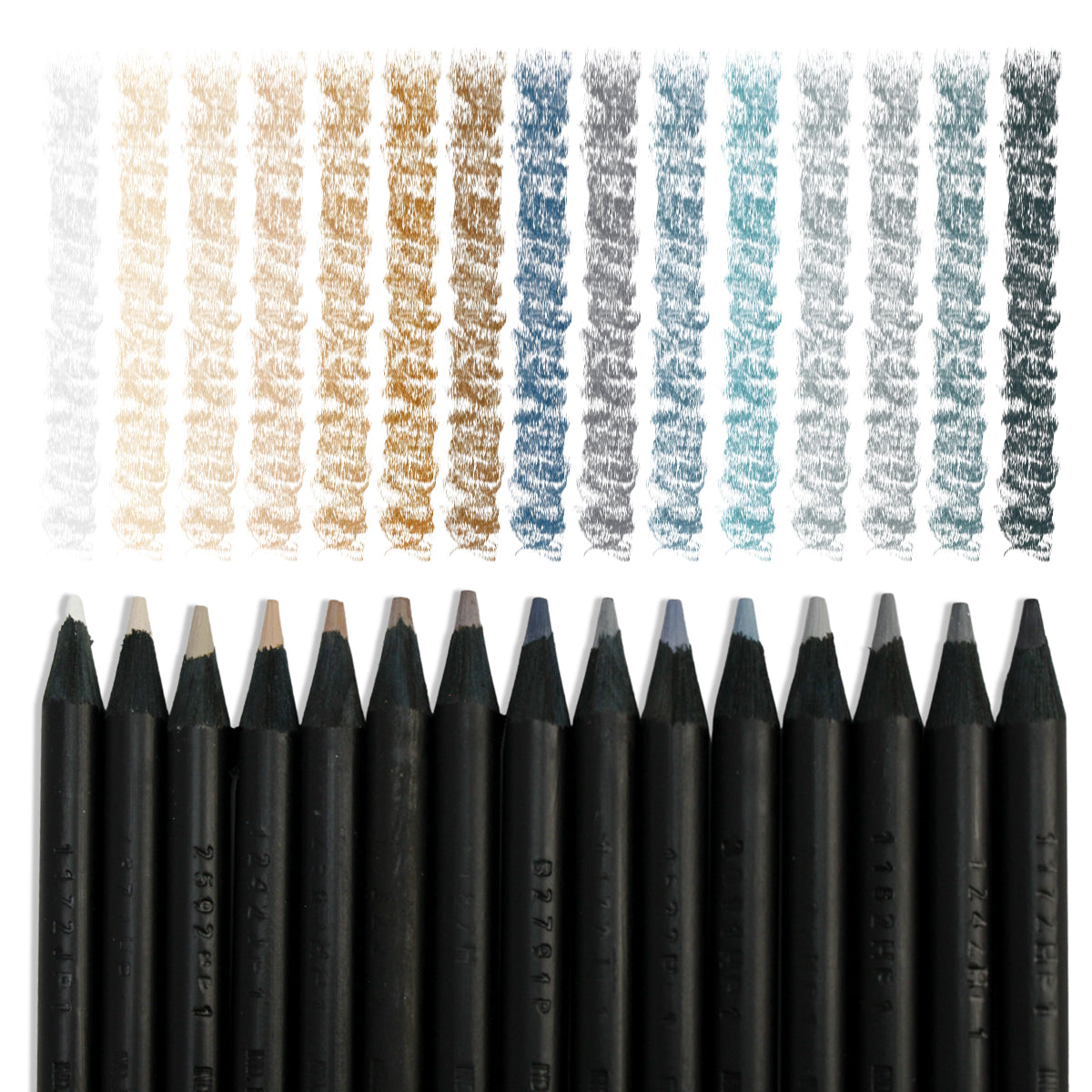 Estojo Lápis de Cor Ecolápis Supersoft Neutras 15 Cores - Faber-castell 120715softcn