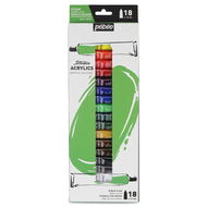 Estojo Tinta Acrílica Studio 12ml com 18 Cores - Pebeo