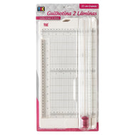 Guilhotina Corte e Vinco Scrapbook 31cm Grande com 2 Lâminas - Toke e Crie